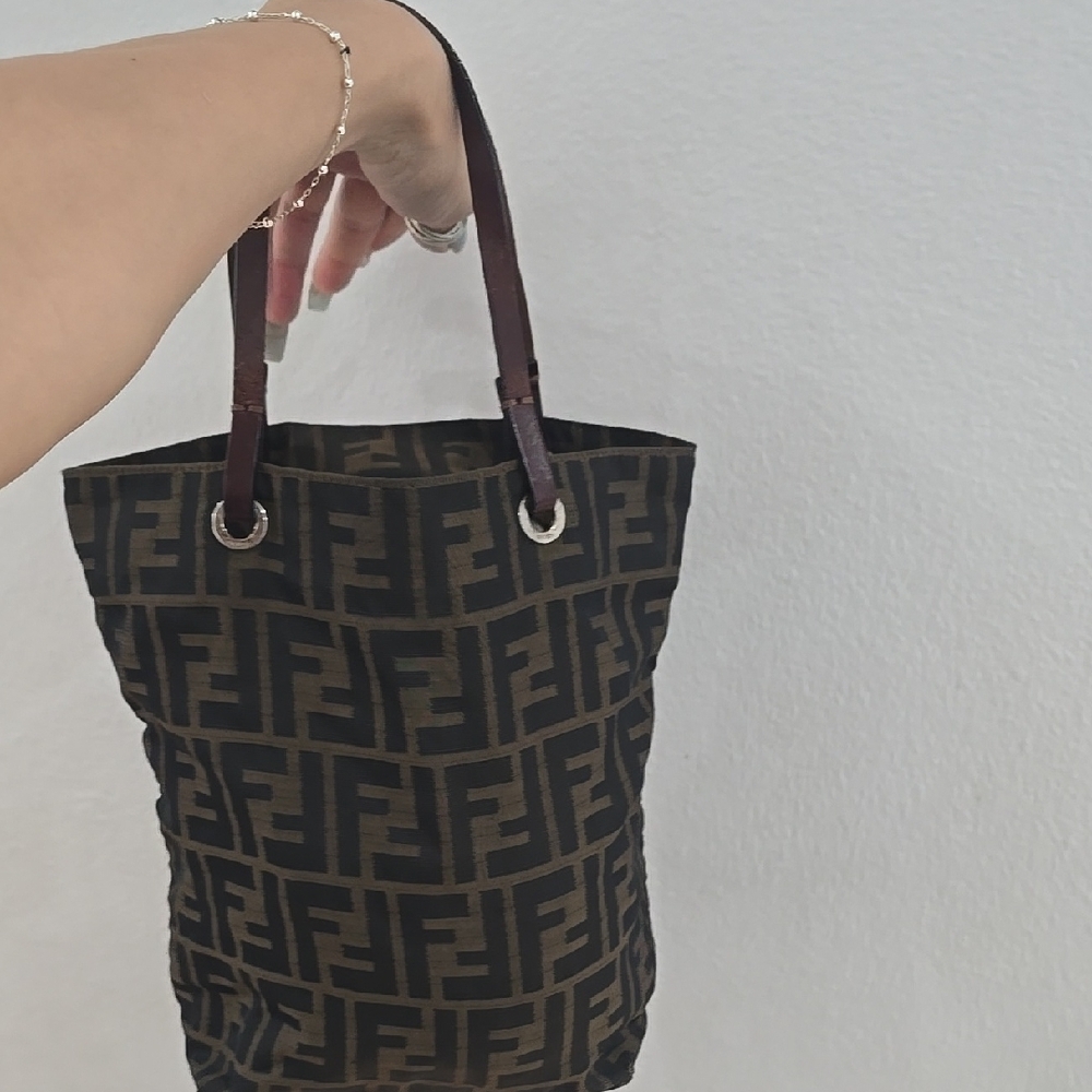 Fendi Brown and Black Tote Bag - Picture 12 of 13